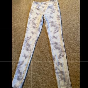 Forever 21 cloud tie dye leggings